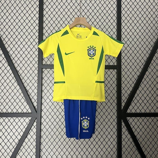 Camisa Brasil KIDS 2002 Casa