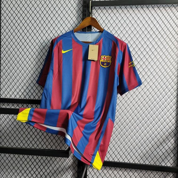 Camisa retrô do Barcelona 2006 Home