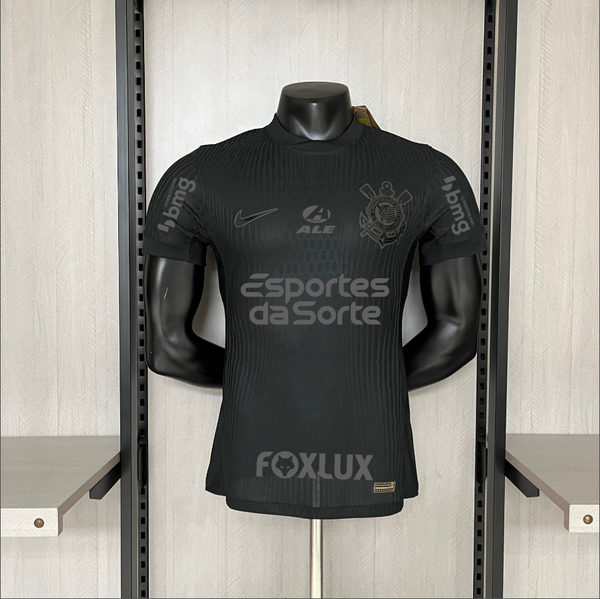 Camisa Corinthians JOGADOR 24/25 Fora [ TODOS OS PATROCÍNIOS ] + Brinde