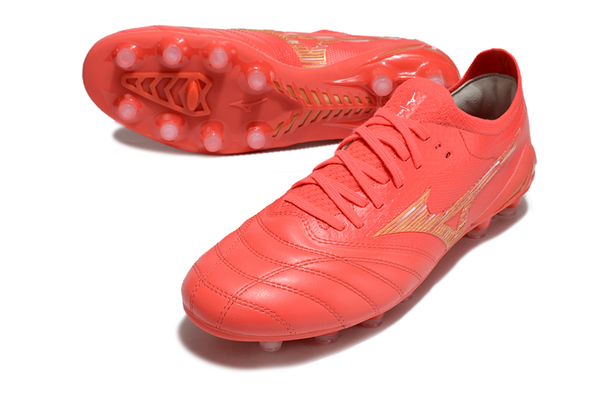 Chuteira Mizuno Morelia Neo IV BATE Made in Japan FG – Campo - Laranja